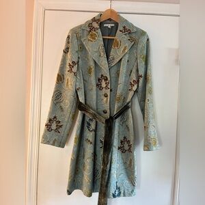 CAbi Brocade Coat Size 6